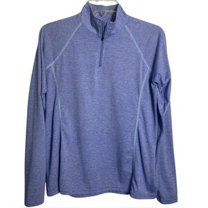 Orvis Trout Bum Quarter Zip Pullover Small Lightweight Performance Outdoor Top